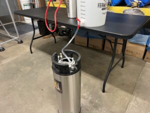 Packaging: filling the keg